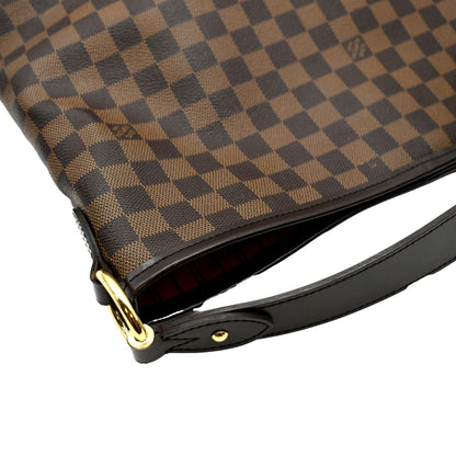 LOUIS VUITTON Delightful Damier Ebene Hobo Bag Brown