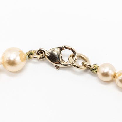 Chanel CC Logo Pearl Long Necklace L