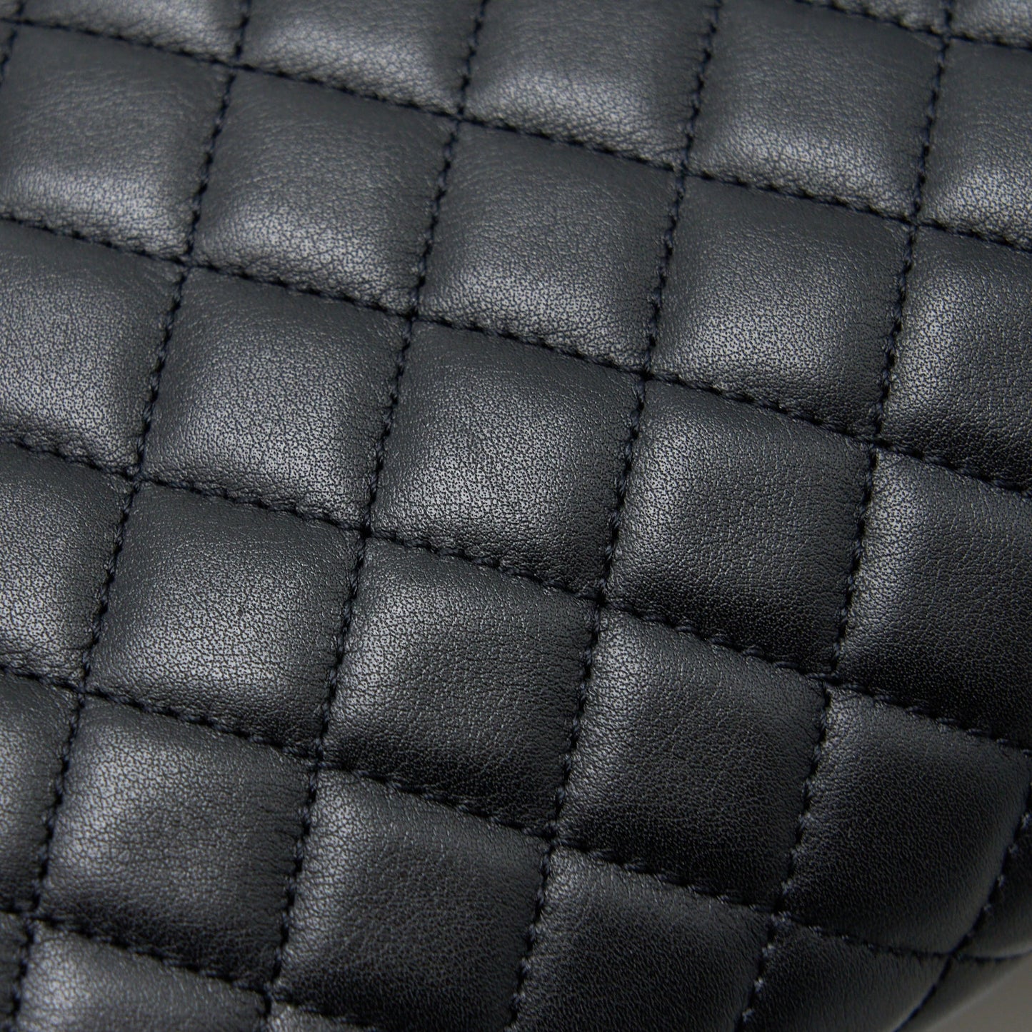 Chanel Medium Boy Bag Calfskin Black Brushed