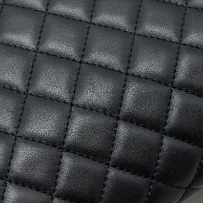 Chanel Medium Boy Bag Calfskin Black Brushed