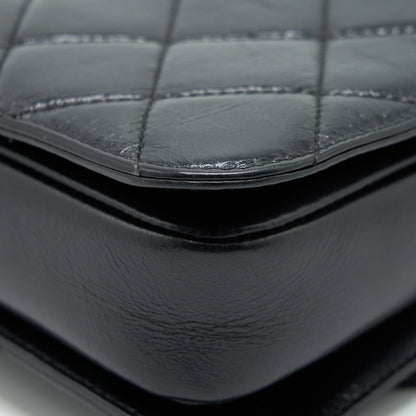 Chanel Perfect Edge Flap Bag With Calfskin Ruthenium