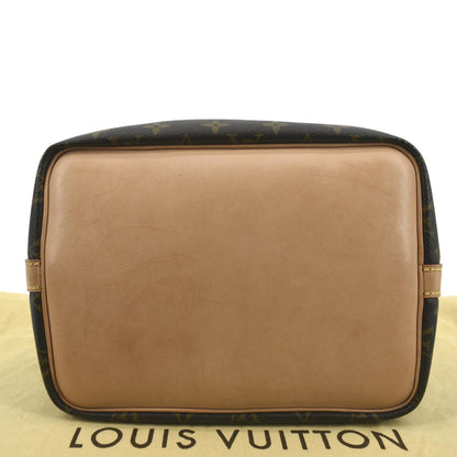 LOUIS VUITTON Petit Noe Monogram Canvas Shoulder Bag Brown