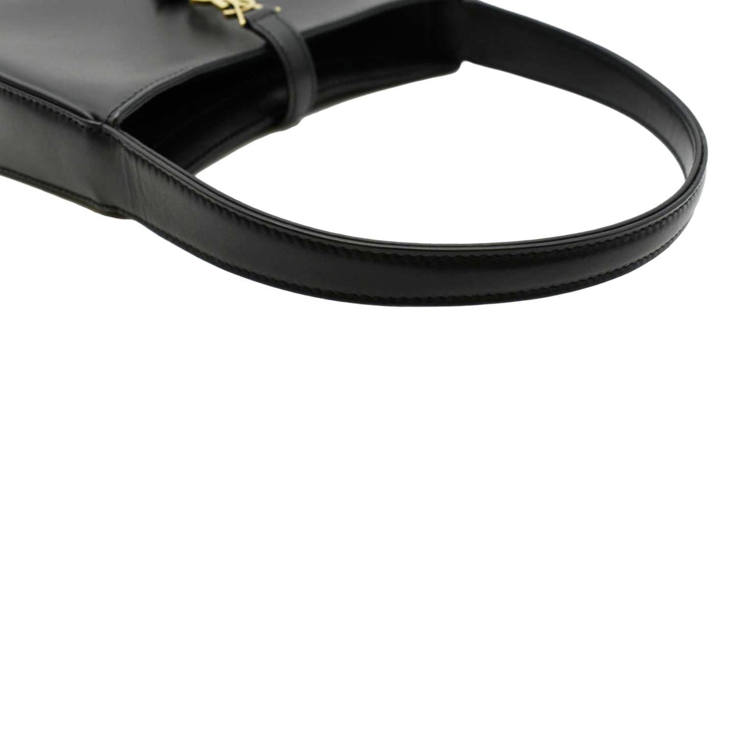 YVES SAINT LAURENT Le 5 A 7 Mini Leather Satchel Bag Black