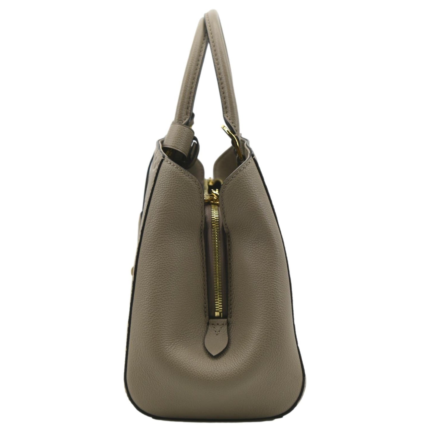 LOUIS VUITTON Montaigne MM Monogram Empreinte Shoulder Bag Tourterelle