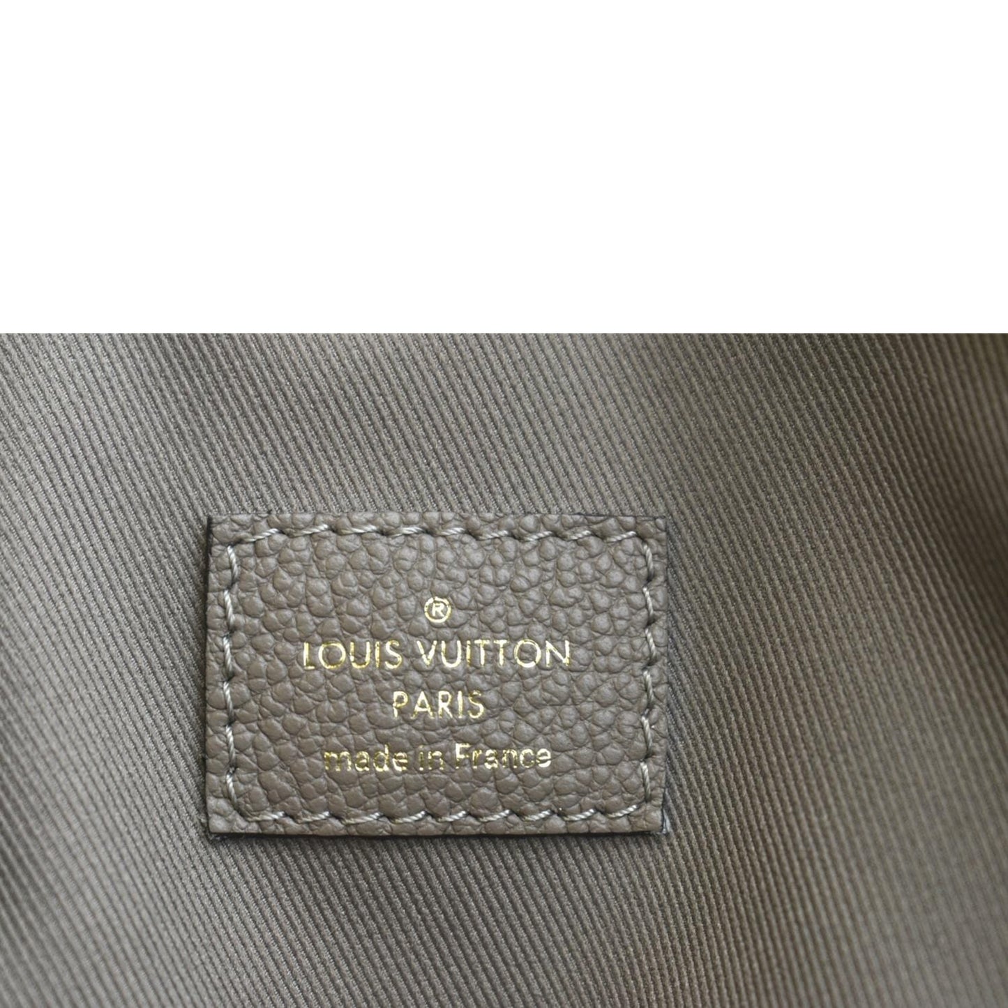 LOUIS VUITTON Ponthieu PM Empreinte Leather Shoulder Bag Tourterelle