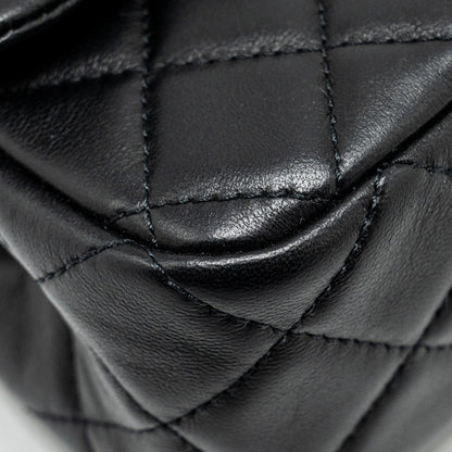 Chanel Pearl Crush mini Rectangular flap bag lambskin black  (microchip)