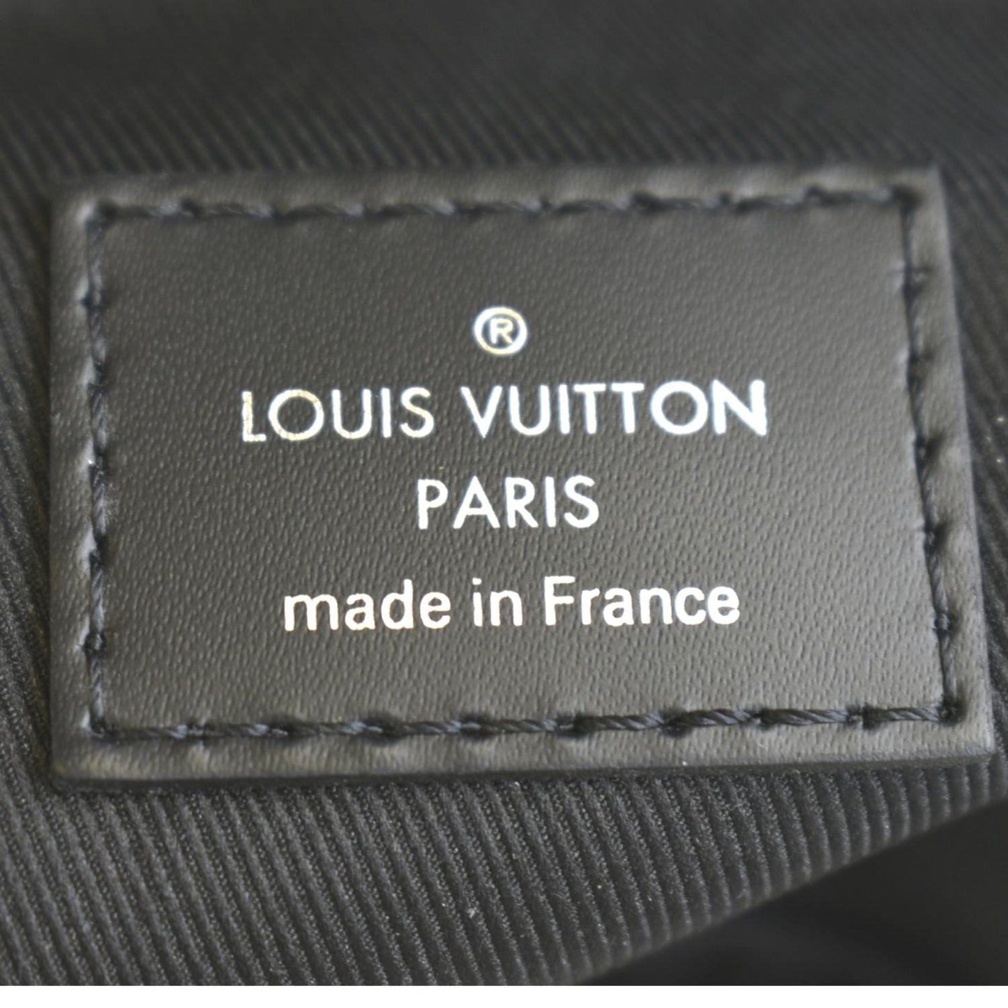 LOUIS VUITTON Avenue Sling Damier Graphite Backpack Bag Black