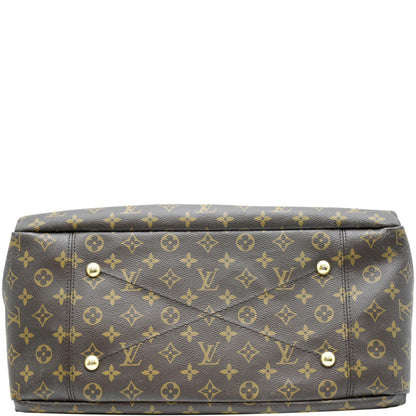LOUIS VUITTON  Artsy MM Monogram Canvas Hobo Bag Brown