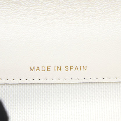 Chanel 19 Flap Card Holder Lambskin White Brushed  (Microchip)