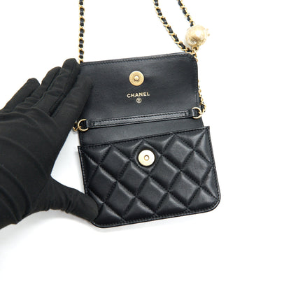 Chanel Pearl Crush Belt Bag Black