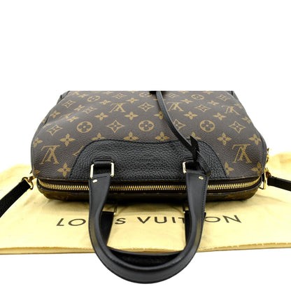LOUIS VUITTON Retiro Monogram Canvas Shoulder Bag Brown
