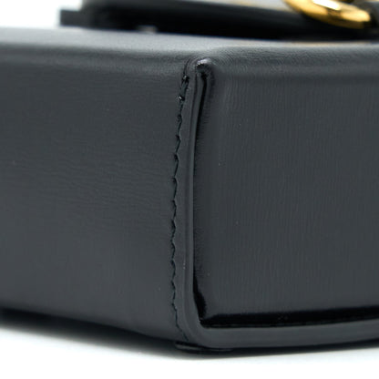 Gucci Horsebit 1955 Mini Bag Calfskin Black L