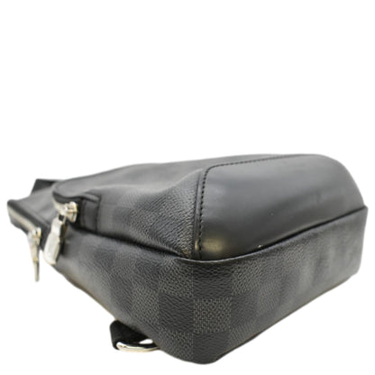 LOUIS VUITTON Avenue Sling Damier Graphite Backpack Grey