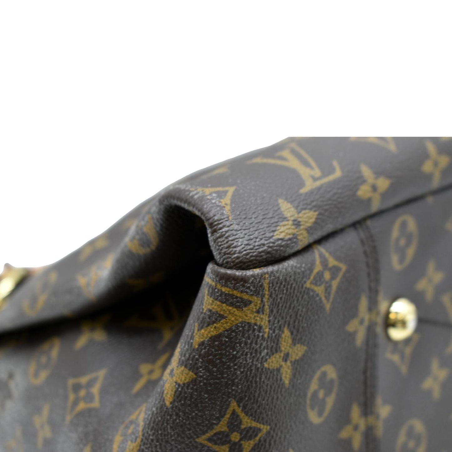 LOUIS VUITTON  Artsy MM Monogram Canvas Hobo Bag Brown