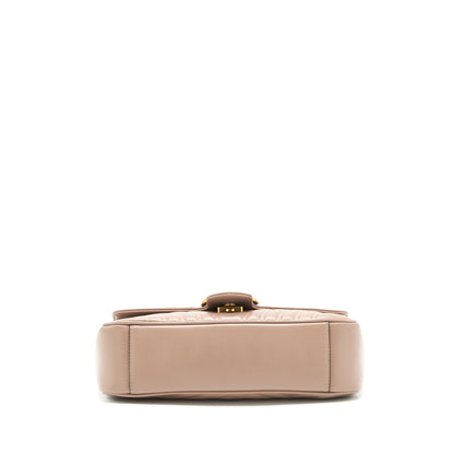 Gucci Marmont Small Dusty Pink matelass� shoulder bag