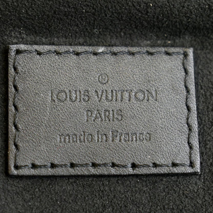 LOUIS VUITTON Flower Zipped MM Monogram Canvas Tote Bag Noir