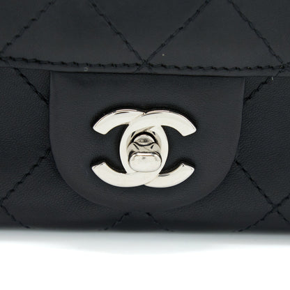 Chanel Quilted Flap Bag Lambskin Black