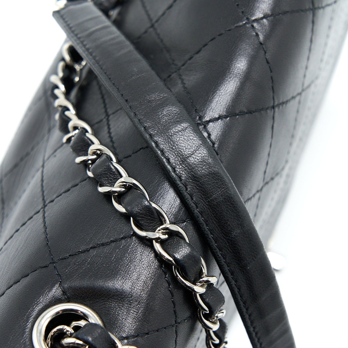 Chanel Quilted Flap Bag Lambskin Black