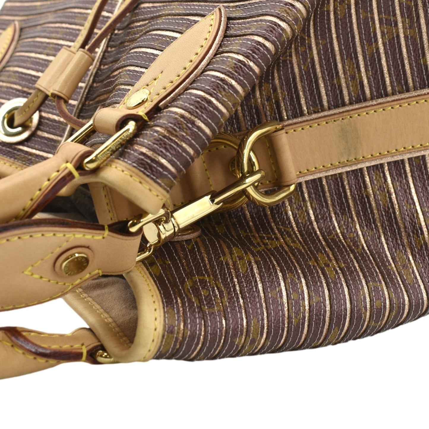 LOUIS VUITTON Eden Neo Monogram Canvas Shoulder Bag Peche