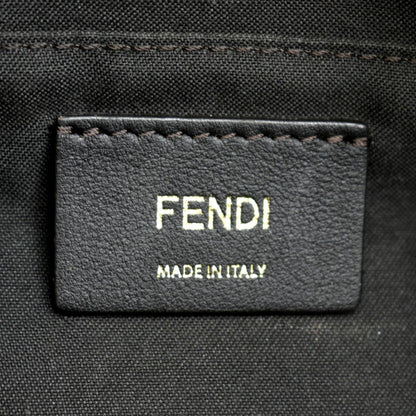FENDI FF Fabric Crossbody Camera Bag Tan