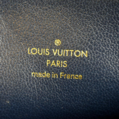 LOUIS VUITTON Coussin MM Monogram Embossed Shoulder Bag Taupe