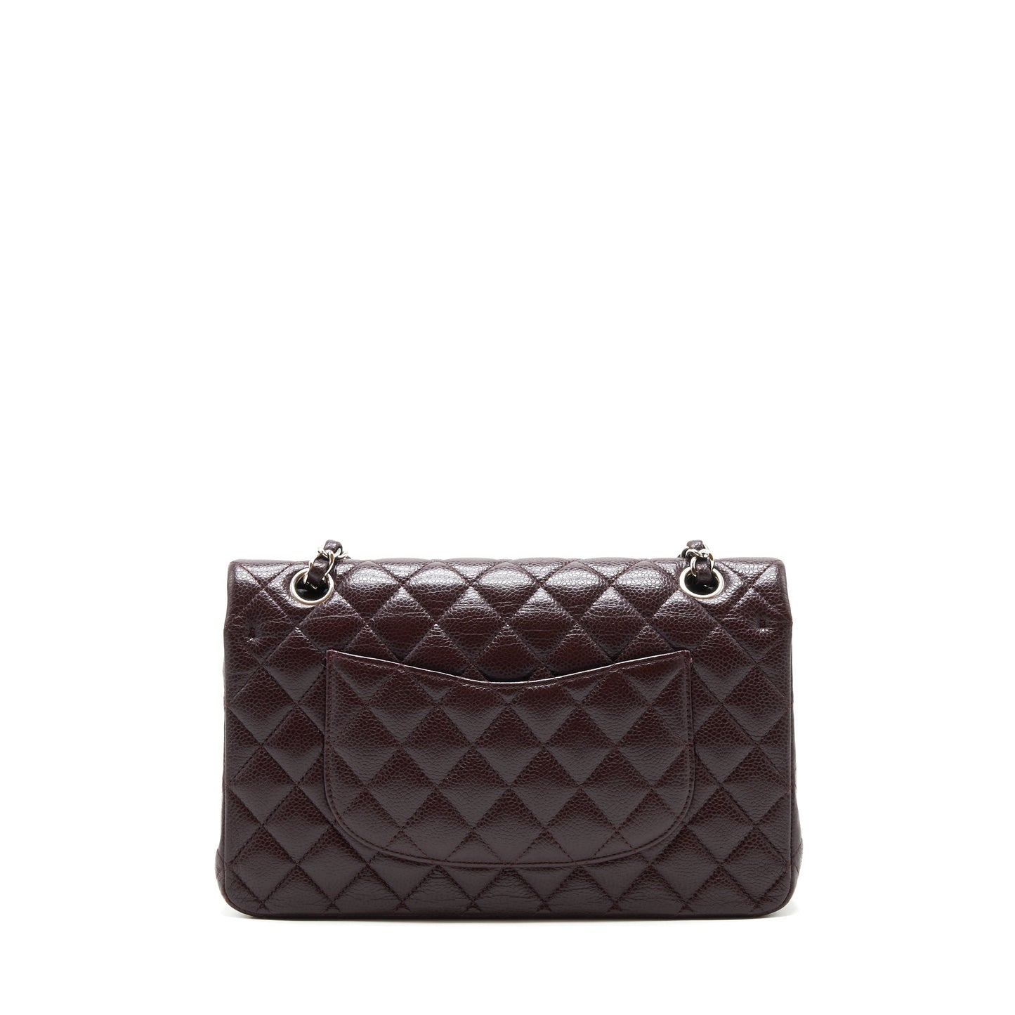 Chanel Medium Classic double Flap bag Caviar Burgundy