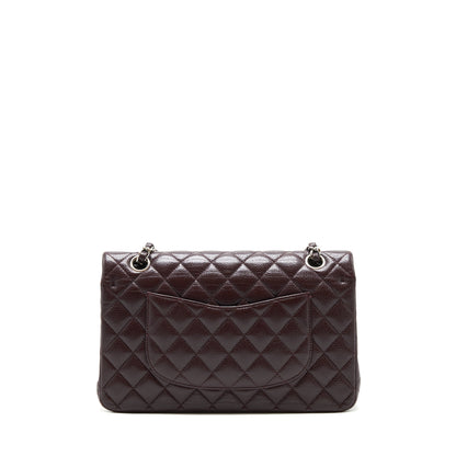 Chanel Medium Classic double Flap bag Caviar Burgundy