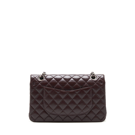 Chanel Medium Classic double Flap bag Caviar Burgundy