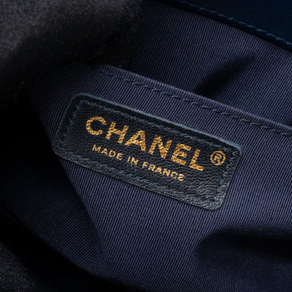 CHANEL MEDIUM BOY BAG lambskin BLUE