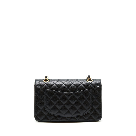 Chanel Small classic double Flap bag Caviar black
