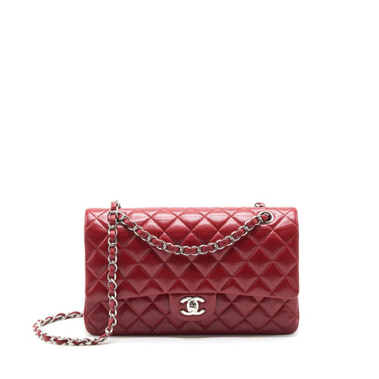 Chanel Medium Classic Double Flap Bag Caviar Red