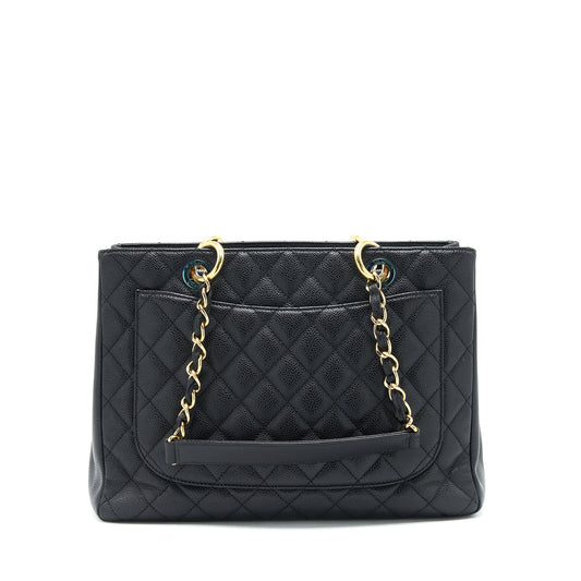 Chanel Grand Shopping Tote Caviar Black  serial 17