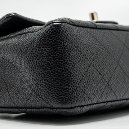 Chanel Mini Rectangular Flap Bag caviar black