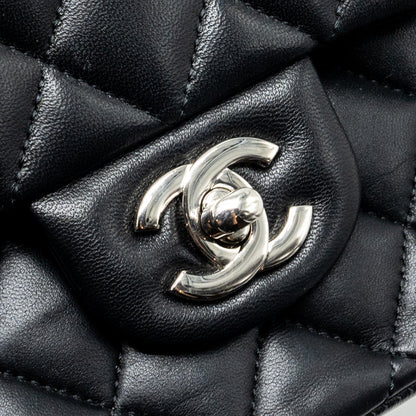 Chanel Medium Classic Double Flap Bag Lambskin Black