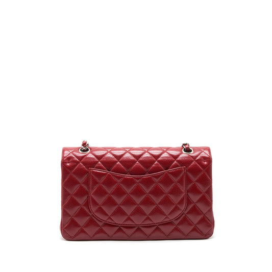 Chanel Medium Classic Double Flap Bag Caviar Red
