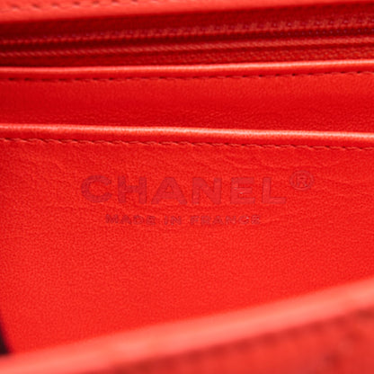 Chanel Mini 2.55 reissue flap bag Hot Orange
