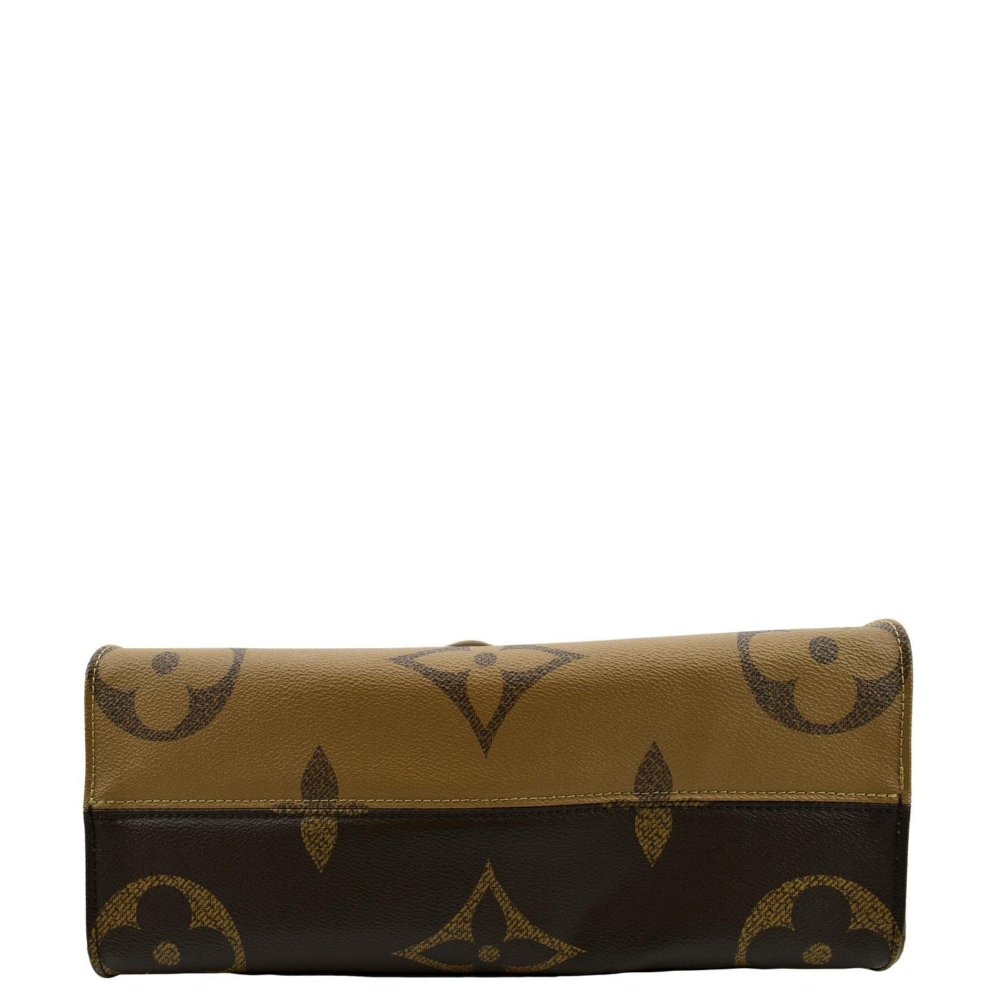 LOUIS VUITTON Onthego MM Giant Monogram Canvas Tote Shoulder Bag Brown