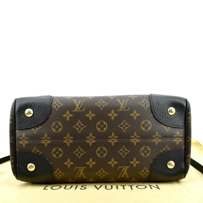 LOUIS VUITTON Retiro Monogram Canvas Shoulder Bag Brown