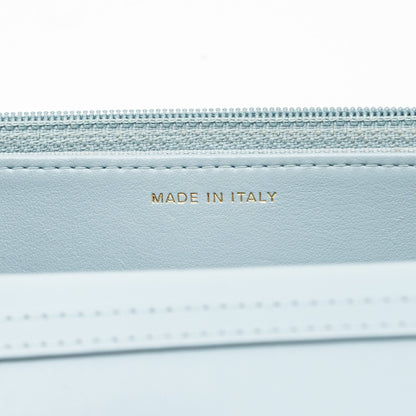 Chanel 2.55 Reissue Wallet on Chain Aged Calfskin Light Blue Brushed  (Microchip)
