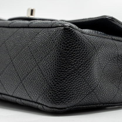 Chanel Mini Rectangular Flap Bag caviar black