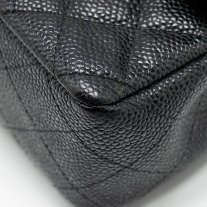 Chanel Mini Rectangular Flap Bag caviar black