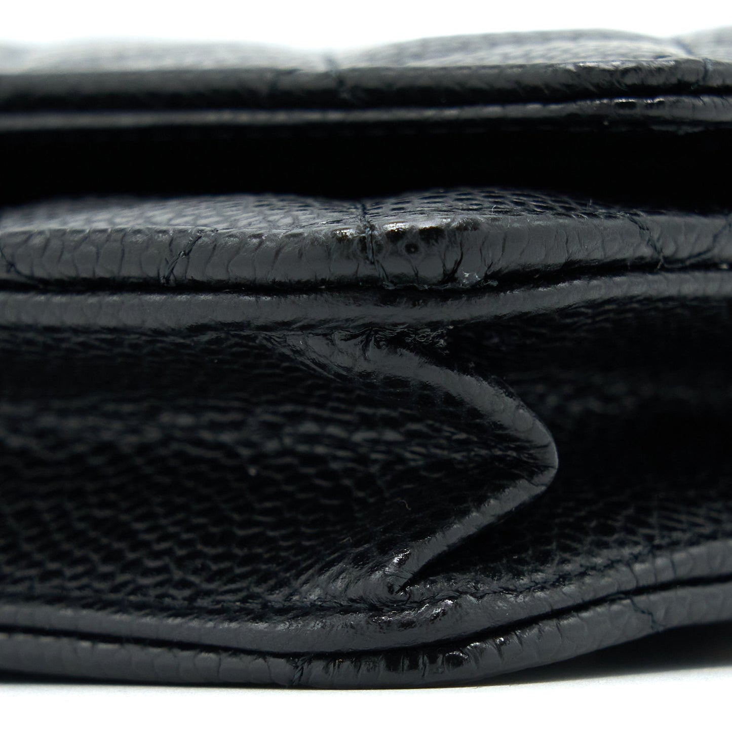 Chanel Classic Wallet On Chain Caviar Black  (Microchip)