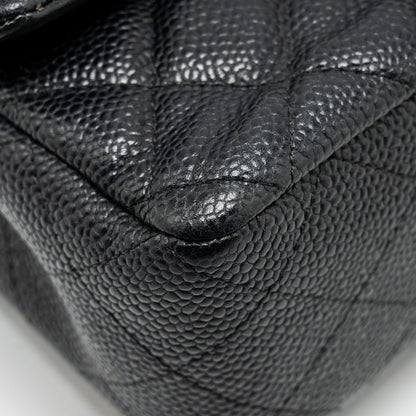 Chanel Mini Rectangular Flap Bag caviar black