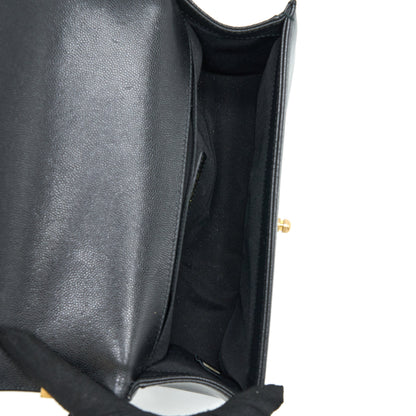 Chanel Medium Boy Bag Caviar Black Brushed