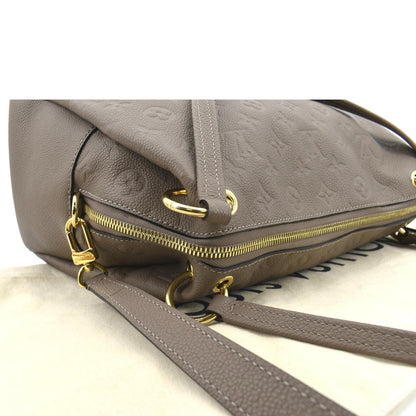 LOUIS VUITTON Ponthieu PM Empreinte Leather Shoulder Bag Tourterelle