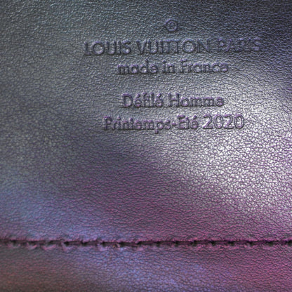 LOUIS VUITTON Soft Trunk Monogram Prism Shoulder Bag Black