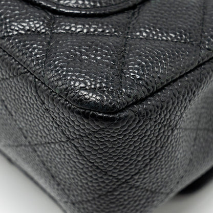 Chanel Mini Rectangular Flap Bag caviar black