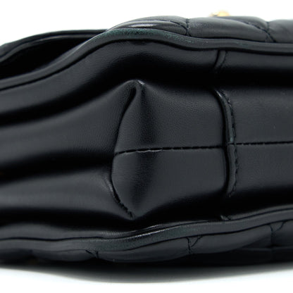 Chanel Seasonal Flap Bag Lambskin Black Brushed