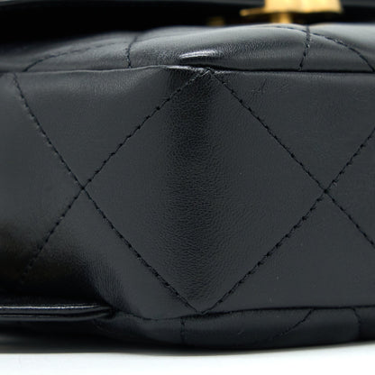 Chanel 23P Ado Backpack Lambskin Black  (Microchip)