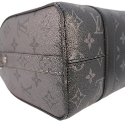 LOUIS VUITTON City Keepall Monogram Eclipse Travel Bag Black